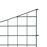 ZNTS Lower Arch Garden Fence Set 77.5x64 cm Green 146104