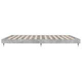 Bed Frame without Mattress Concrete Grey 120x200 cm 832153