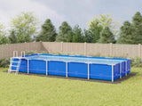 Pool Ground Cloth Light Grey 999x500 cm Polyester Geotextile 94238