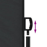 Retractable Side Awning Black 180x1200 cm 4004834