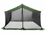 Camping Tarp with Mesh Walls Green 340 x 260 x 220 cm 42028563