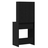 Dressing Table Black Oak 60 x 40 x 140 cm Engineered Wood 862780