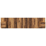 Headboard with Cabinet 3 pcs Old Wood Engineered Wood 3415682