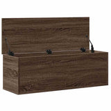 Storage Box Brown Oak 102x35x35 cm Engineered Wood 840694
