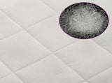 Weighted Blanket White 200 x 200 cm 13 kg 100% Cotton 205T 42043988