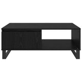 Coffee Table Black Oak 90 x 60 x 35 cm Engineered Wood 882591