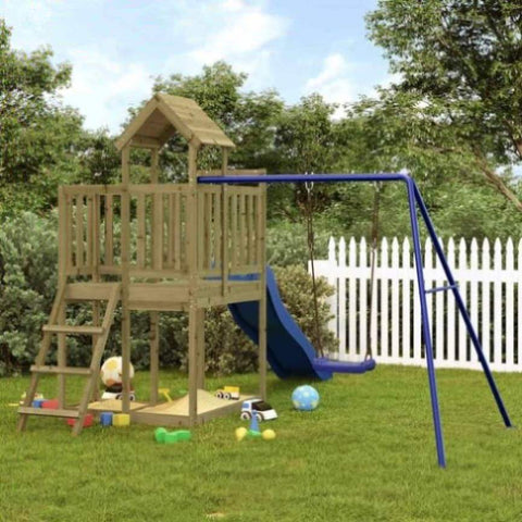 Outdoor Playset Impregnated Wood Pine 3155842