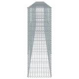 Gabion Basket with Cover 800x50x150 cm Galvanised Iron 3295161