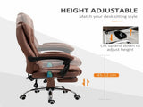 Heated 6 Points Vibration Massage Executive Office Adjustable Swivel Ergonomic High Back Desk T3398P328229
