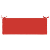 2-Piece Bench Cushions SOEST 2 pcs 100% Polyester Red 949711