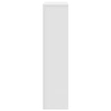 ZNTS Radiator Cover White 104x20x82 cm Engineered Wood 852690