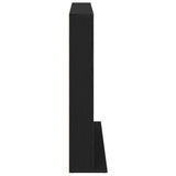 CD Cabinet 2 pcs Black Oak 65 x 23.5 x 97.5 cm Engineered Wood 8012677