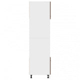 Microwave Cabinet Lyon Brown Oak 60x57x207 cm Engineered Wood 3334022