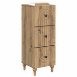 Drawer Cabinet Artisan Oak 33 x 34.5 x 90 cm Engineered Wood 894164