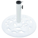 47864 Umbrella Base White 9 kg 40 cm Cast Iron