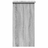 Desk with Shelves Grey Sonoma 84x40x78 cm Engineered Wood 860450