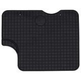 Car Mat 4 pcs Black suitable for DACIA DUSTER 2010-2017 Rubber 42029107