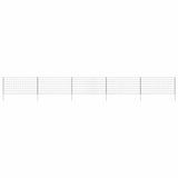 Pond Fence Set 5 pcs Green 100 x 50 cm Steel 42017314