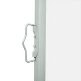 Patio Retractable Side Awning 140x600 cm Cream 313370