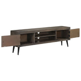 TV Cabinet Solid Mango Wood 140x30x45 cm 245910
