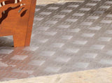 Stair Tread Rectangular 4 pcs Silver 100 x 50 cm Aluminium 4104364