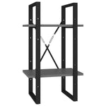 5-Tier Book Cabinet Grey 40x30x175 cm Engineered Wood 3081970