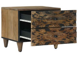 Bedside Cabinet 2 pcs Brown 40 x 33.5 x 46 cm Solid Mango Wood 4018331