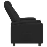 Recliner Chair Black 75 x 95 x 106 cm Fabric 42051139