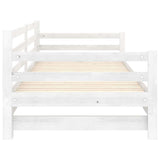 Pull-out Day Bed without Mattress White 2xcm 806956