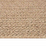 Rug ZIZUR 240x240 cm Jute Look Indoor and Outdoor 4006156