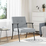 Armchair Light Grey 59 x 75 x 78 cm Fabric 42017690