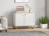 2-Door Sideboard Storage Cabinet - White T3398P343443
