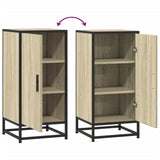 Sideboard Sonoma Oak 35.5x35x76 cm Engineered Wood and Metal 848940