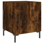 ZNTS Bedside Cabinets 2 pcs Smoked Oak 40x40x50 cm Engineered Wood 827575