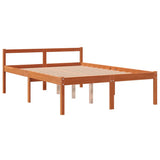 Senior Bed without Mattress Wax Brown 120x200 cm Solid Wood Pine 844157