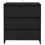 Sideboard Black 70x41x75 cm Engineered Wood 809747