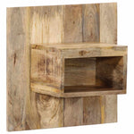 ZNTS Bedside Cabinet 50x27x50 cm Solid Rough Wood Mango 4017522