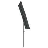 Garden Parasol with Aluminium Pole 180x110 cm Anthracite 47330