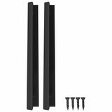Handle 725 pcs Black 120 x 39.6 x 17 mm Aluminium 864697