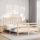 Bed Frame without Mattress 140x200 cm Solid Wood Pine 3193856