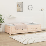 Day Bed without Mattress 75x190 cm Small Single Small Single Solid Wood Pine 821599