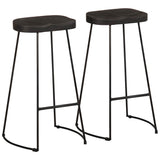 Bar Stools 2 pcs Black 45x40x78 cm Solid Wood Mango 4013527