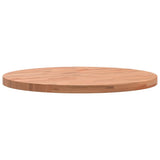 Table Top 50x2.5 cm Round Solid Wood Beech 355936