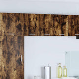 Hanging Cabinet 2 pcs Smoked Oak and White 30 x 31 x 40 cm 884123