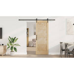 Sliding Door ORKDAL Brown 73.5 x 198.5 cm Solid pine wood 3333802