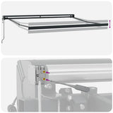 Automatic Retractable Awning Burgundy 300x250 cm 3215328