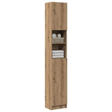 Bathroom Cabinet Artisan Oak 32x25.5x190 cm Engineered Wood 856049