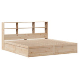 Bed Frame without Mattress 180x200 cm Super King Solid Wood Pine 3323446