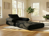 Modular Convertible Corduroy Floor Sofa Bed T5970P507336