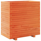 Garden Planter Wax Brown 70x40x72.5 cm Solid Wood Pine 3282591